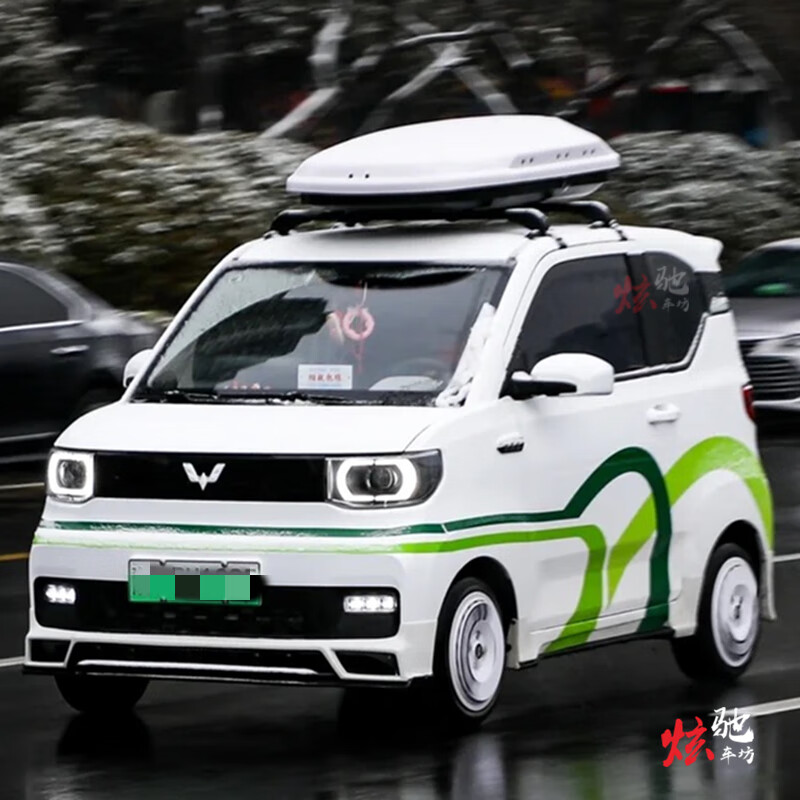 【gb车贴改】22款五菱宏光miniev gameboy车贴拉花宏光gb改装s4店车展