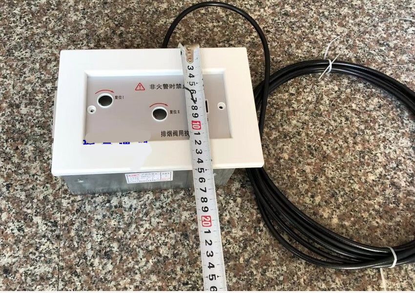 klb空调排烟阀远程执行机构远控钢丝绳执行器板式排烟口远距离控 定制