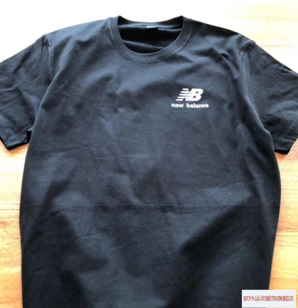 【国潮尚新】短袖男夏季潮牌nb短袖t恤新疆棉男女 宽松学生百搭休闲