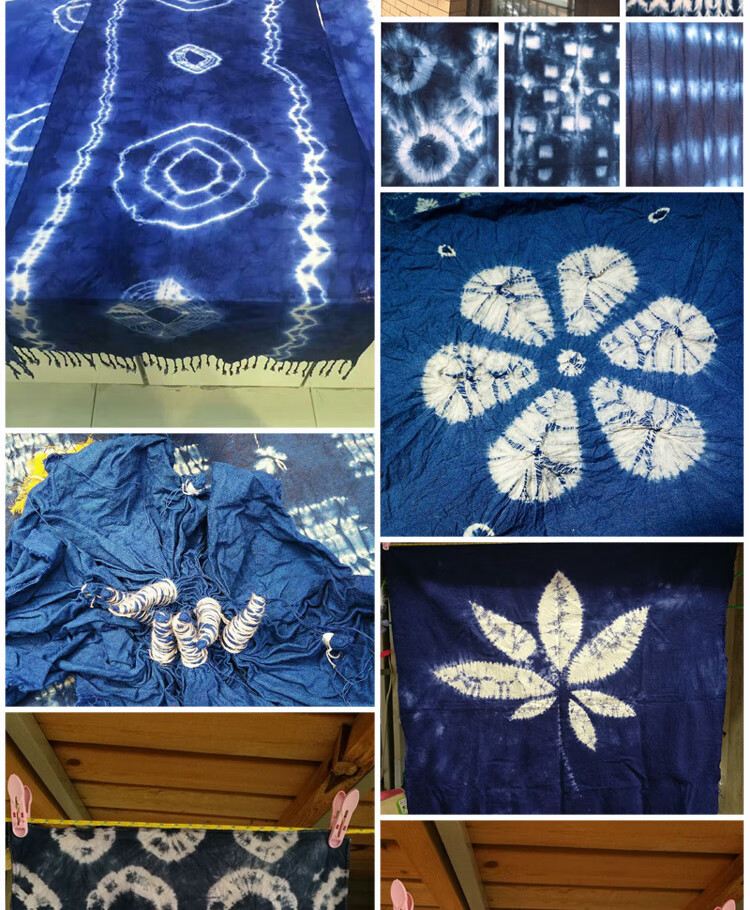 蓝靛泥靛蓝植物染料蓝靛泥染料天然植物靛蓝膏草木染扎