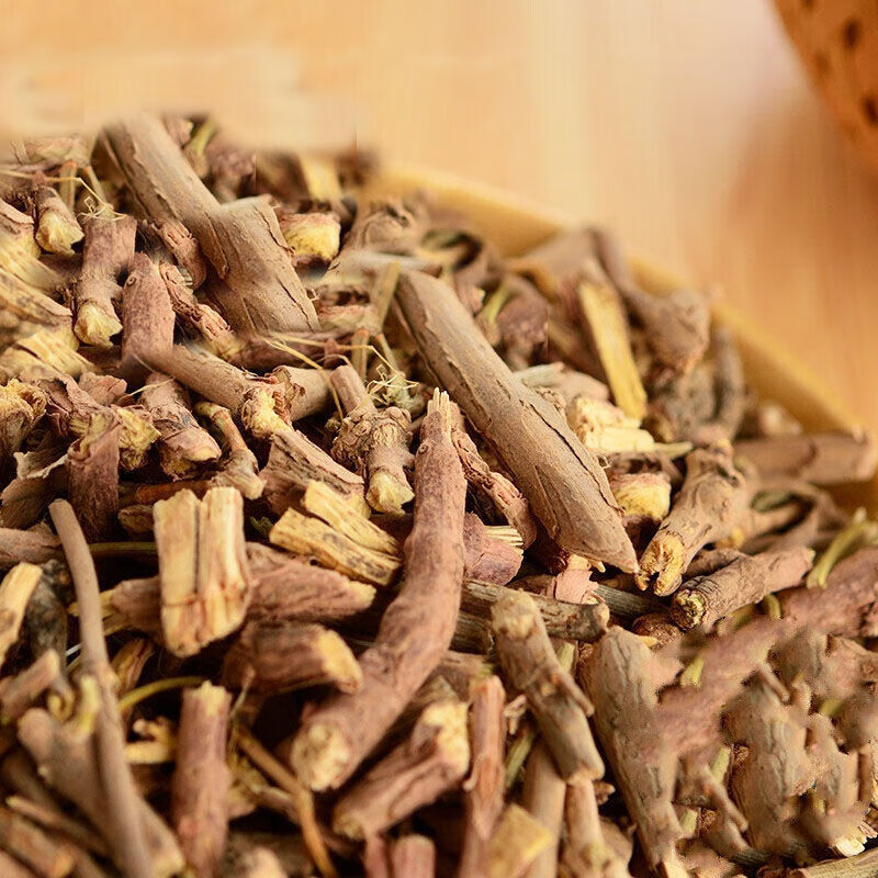 北京同仁堂 原料 中药材麻黄根 苦椿菜止汗 色道麻 结力根 麻黄根