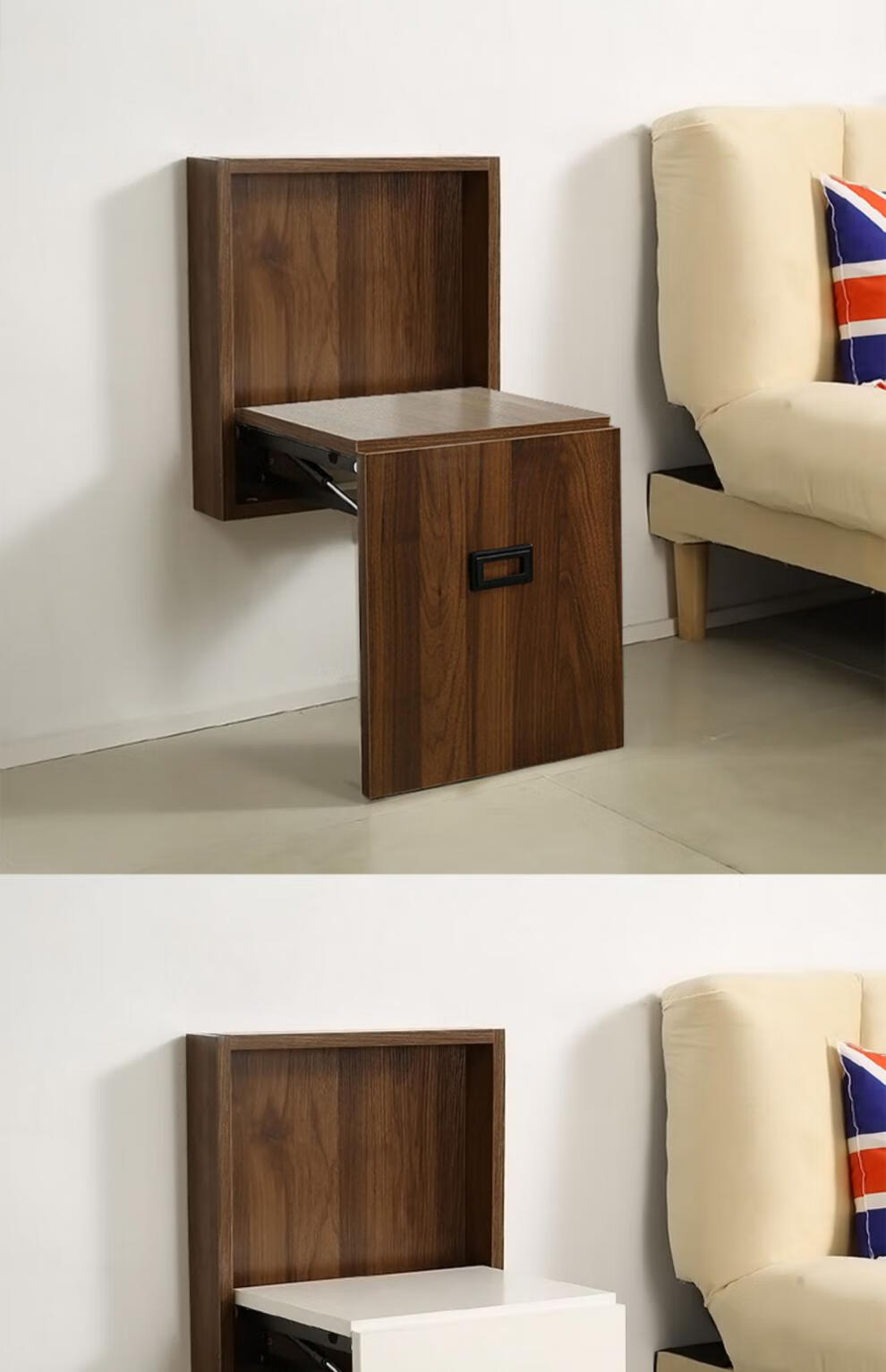 折叠换鞋凳壁挂式折叠换鞋凳壁挂式家用门口玄关折叠椅隐形穿鞋凳挂墙