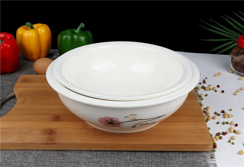 demanke陶瓷汤盆汤古汤碗大号水煮鱼碗装饭家用大碗大号泡面碗拉面碗