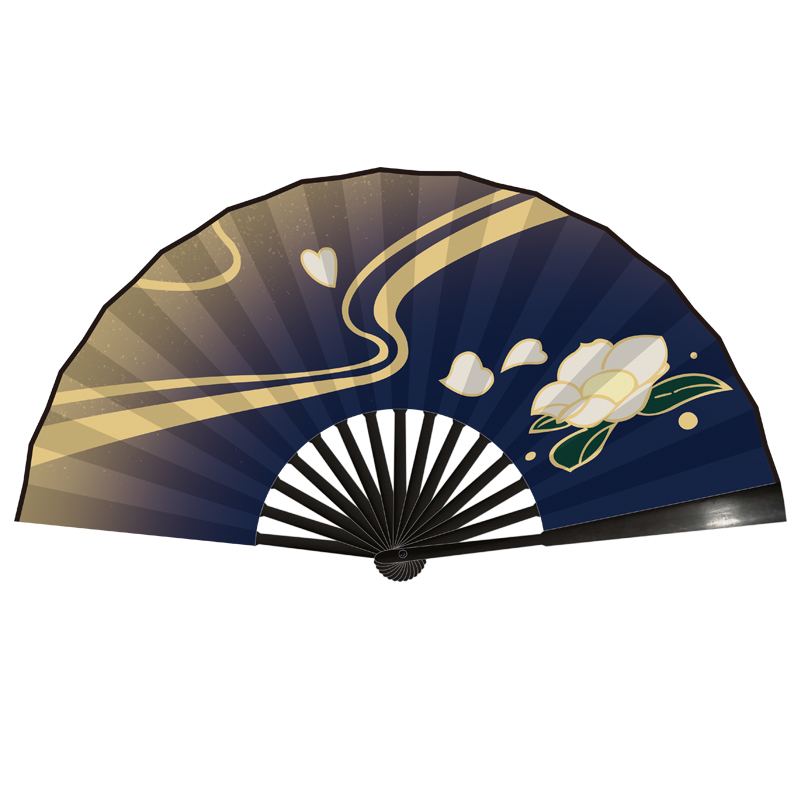 原神里绫华扇子折叠原神神里绫华cosplay动漫周边游戏扇子中国古风