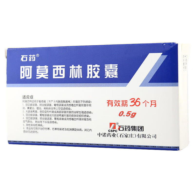 石药 阿莫西林胶囊 0.