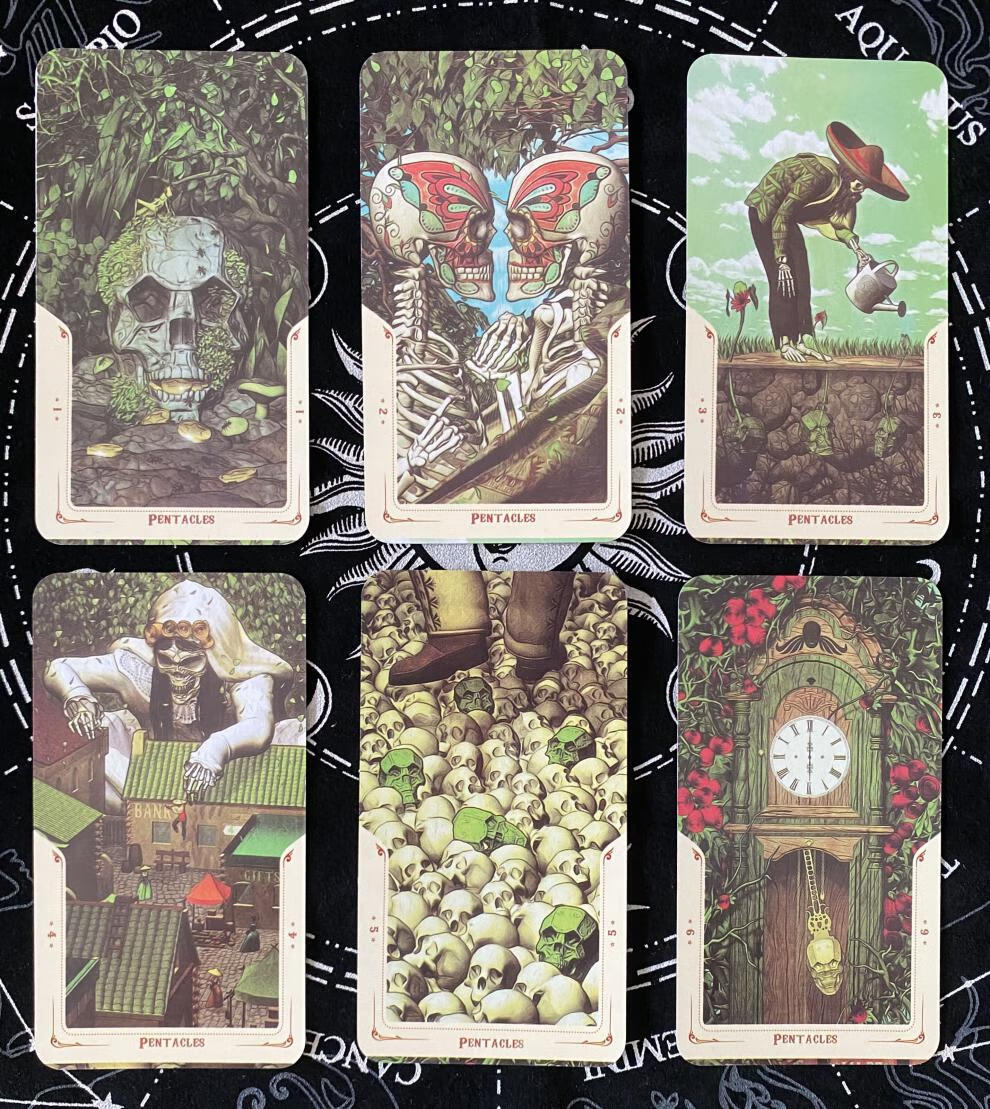 santa muerte tarot 死亡圣神塔罗牌英文卡牌配牌袋 死亡圣神塔罗牌