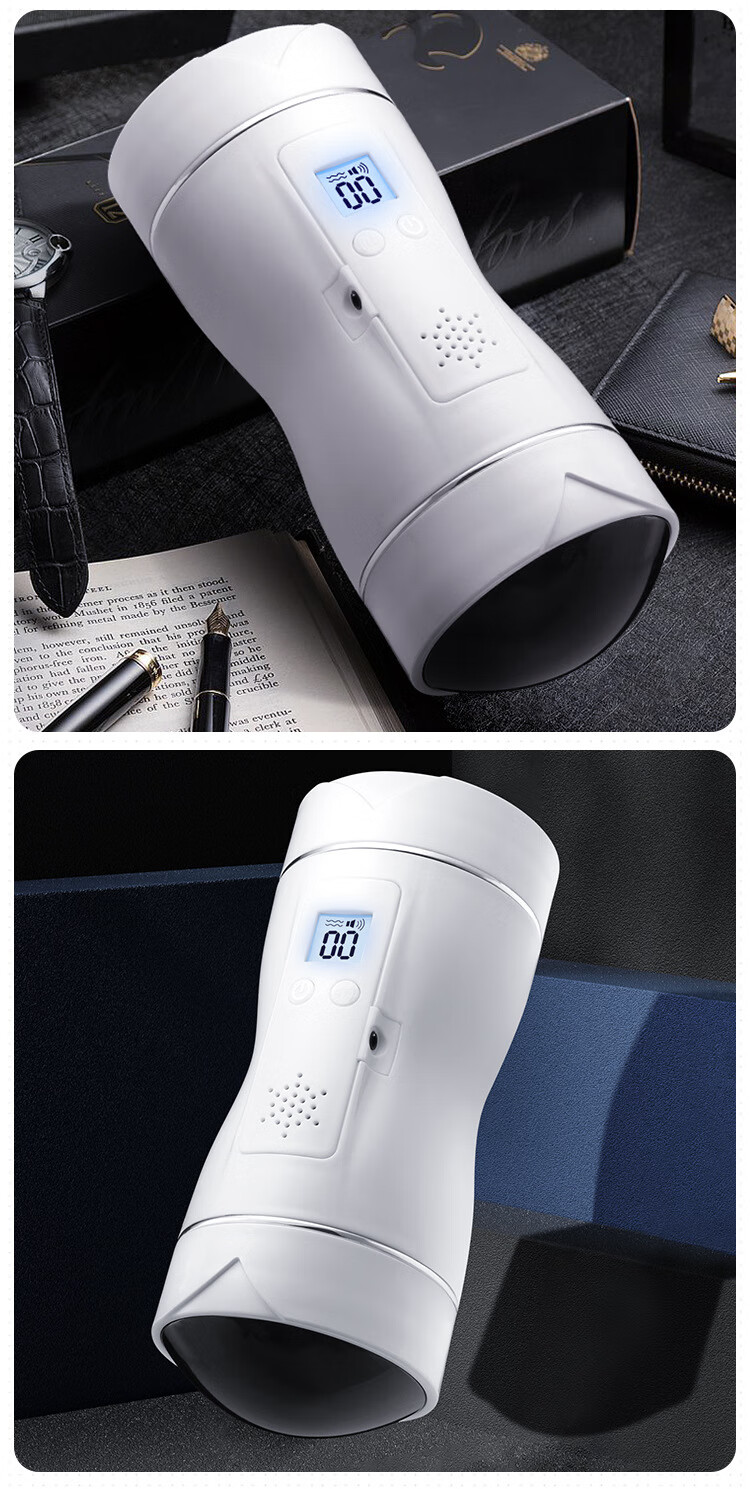 男性自慰全自动双头飞机杯器男用阴茎器老年用品白色