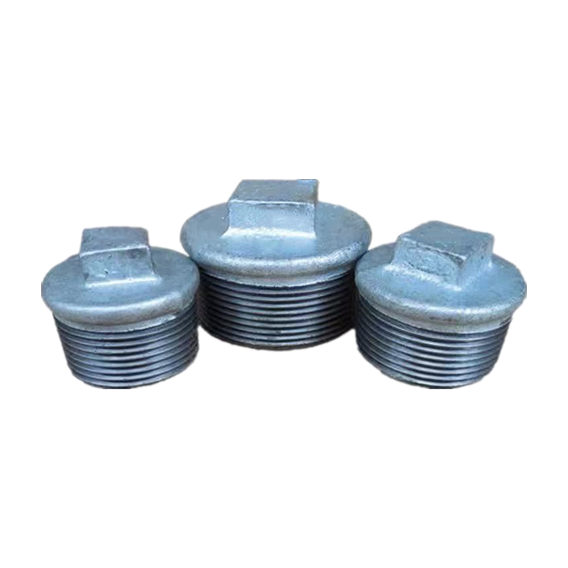 玛钢管堵水管丝扣连接丝堵闷堵带边闷头 6分dn20(螺纹间距25mm)【图片