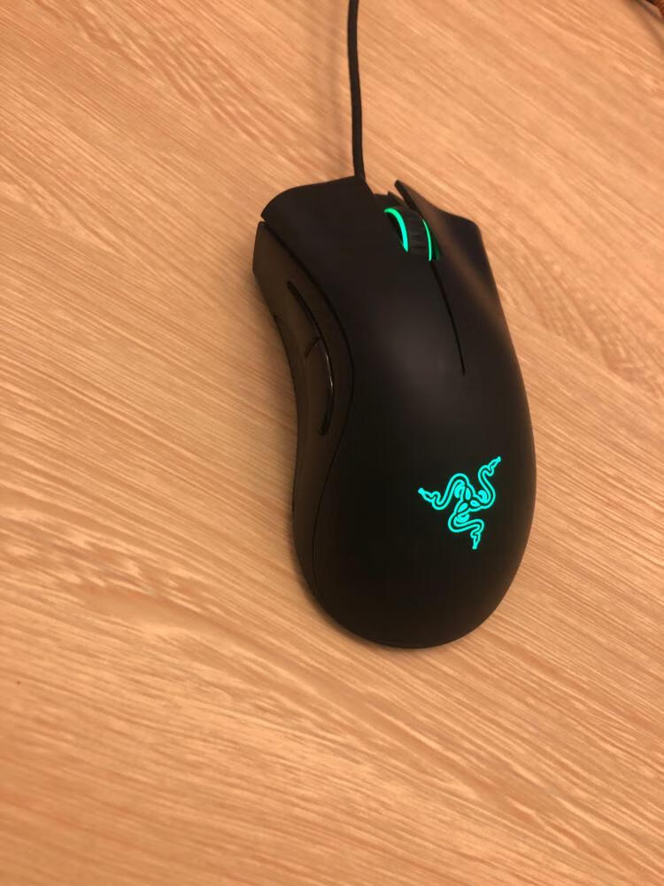 罗技同款二手炼狱蝰蛇20136400dpi白色幻彩版电竞有线游戏鼠标构想曲