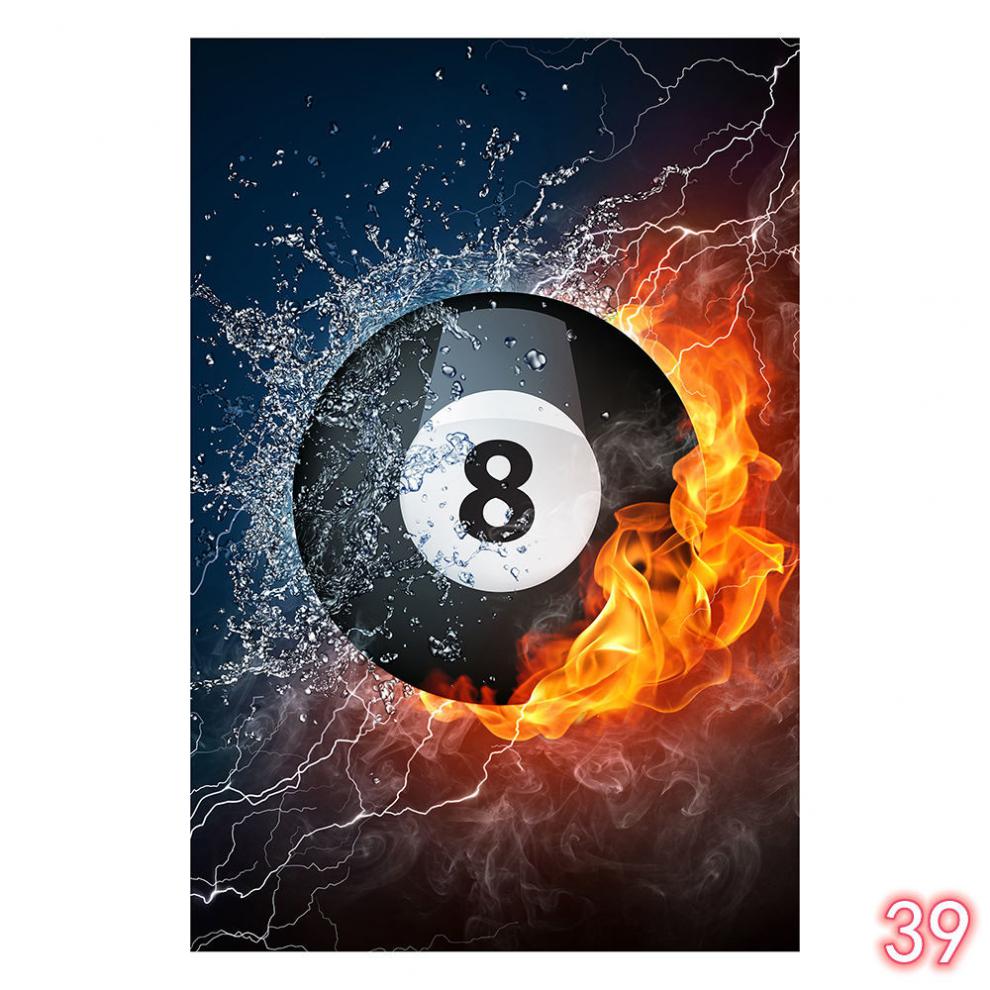 桌球室台球厅丁俊晖潘晓婷海报墙贴装饰奥沙利文斯诺克自粘墙纸台球