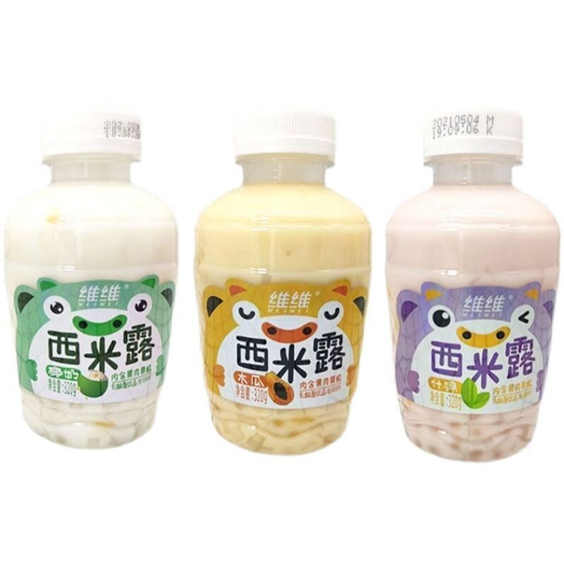 5折 5折 维维西米露 12月维维西米露酸奶水果罐头什锦椰果休闲零食320