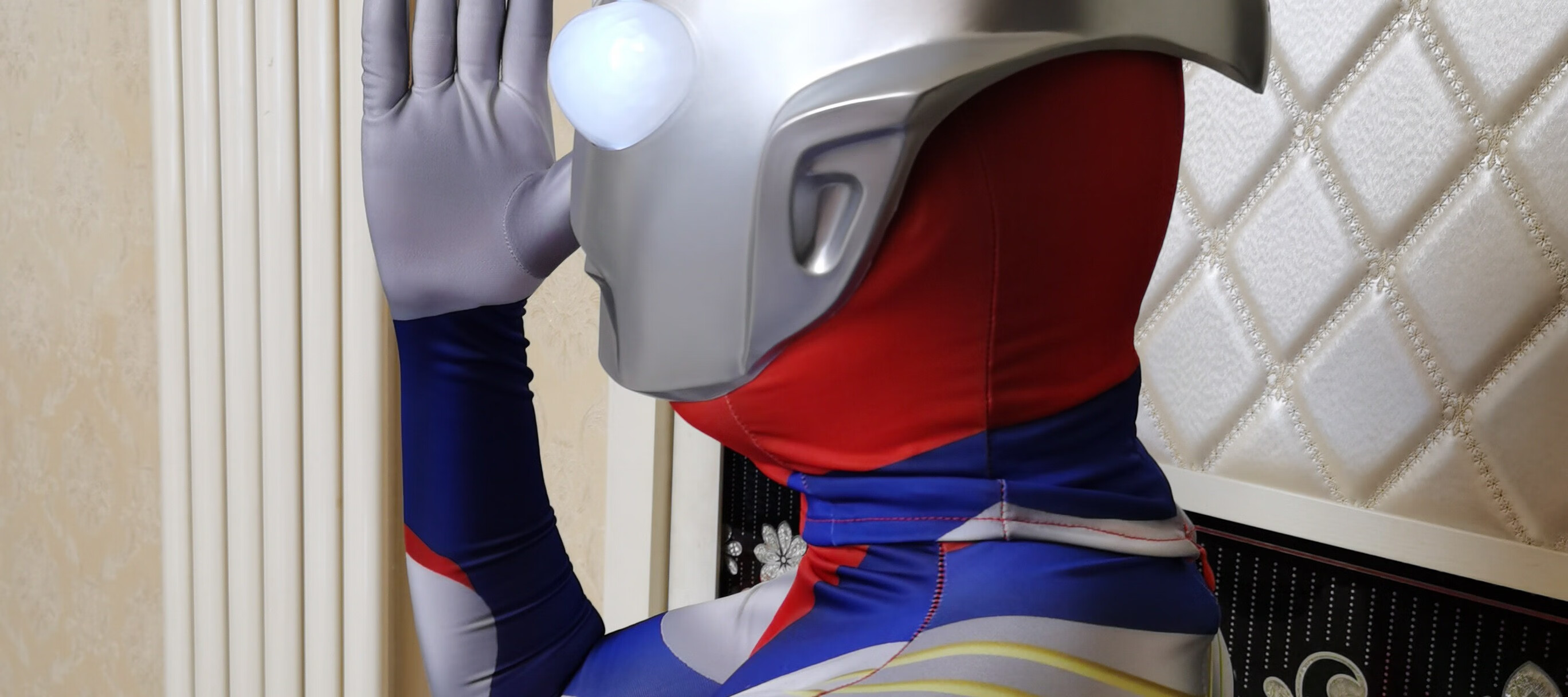 银河迪迦奥特曼皮套衣服头套夏季一套大人儿童成人真人连体紧身衣皮套