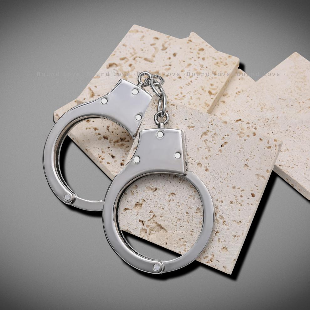 手铐警察真不锈钢加厚道具密室手扣情侣调情sm玩具情趣女和脚铐脚镣