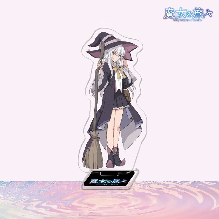 新款动漫周边魔女之旅伊蕾娜芙兰扫帚亚克力立牌摆件校园礼品魔女之旅