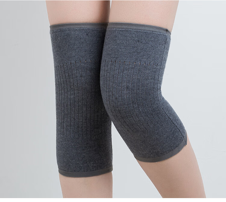 恒源祥夏季护膝薄款运动男女士四季房老寒腿膝盖保暖透气无痕驼色m