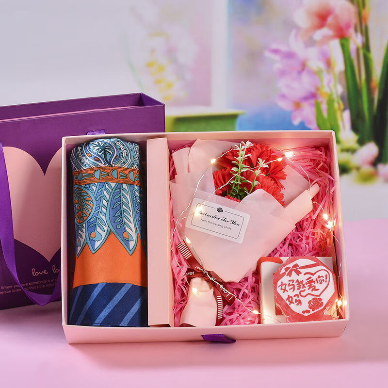 金飒新品丝巾妈妈礼盒母亲节生日礼物实用特别妈妈老妈婆婆创意丝巾