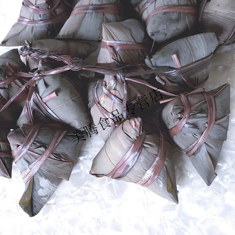 福安特产农村粽子福建宁德糯米赤豆粽寿宁小吃端午节棕现做现卖 5个豆