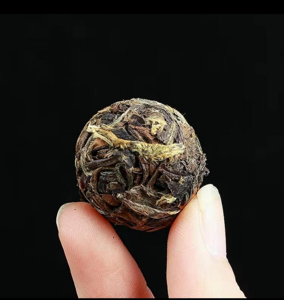 福鼎白茶 高山白茶寿眉龙珠一粒一泡小沱茶 正宗高山荒野老白茶 10颗