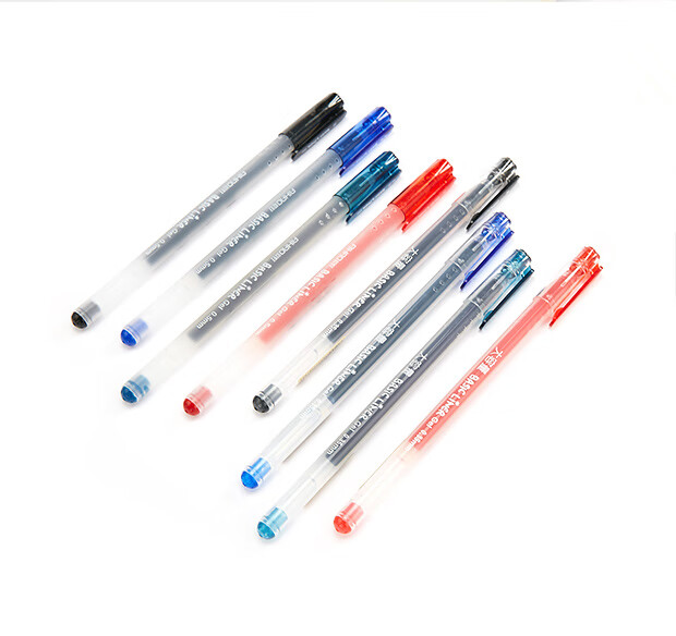 5水笔碳素笔头红笔蓝黑色0.