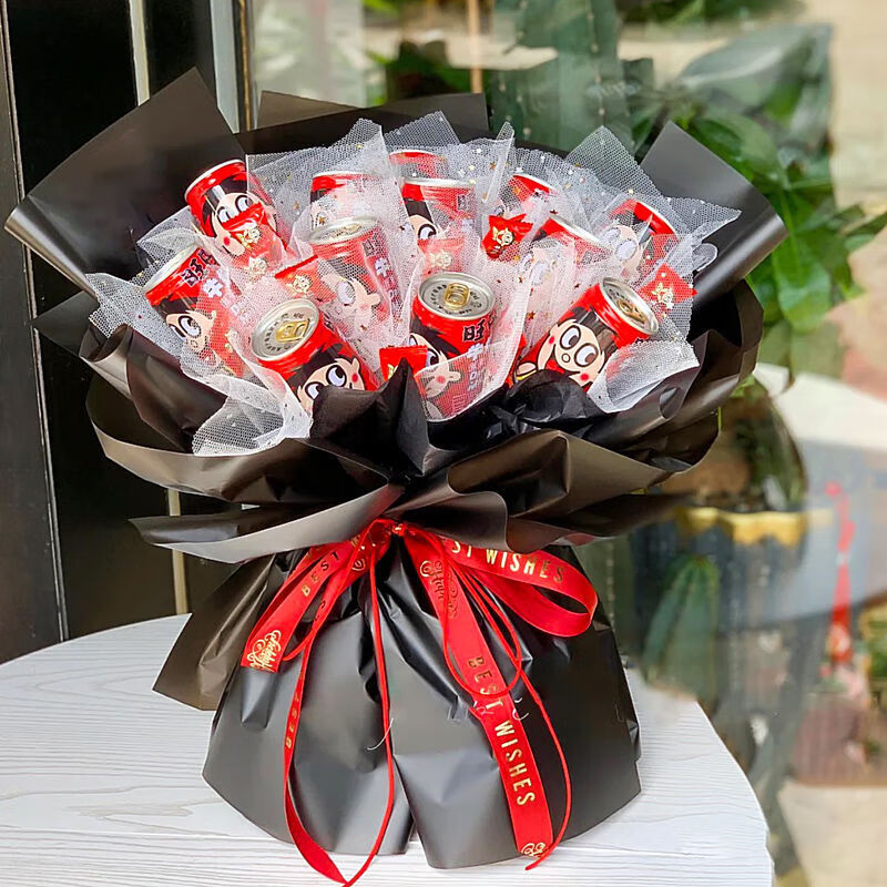 旺仔牛奶花艺多种规格可选鲜花速递礼盒花束花艺成品北京上海广州深圳