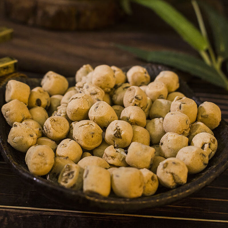 山西特产垣曲炒琪土炒馍棋子豆河南土馍炒指儿童健康零食小吃250g (素