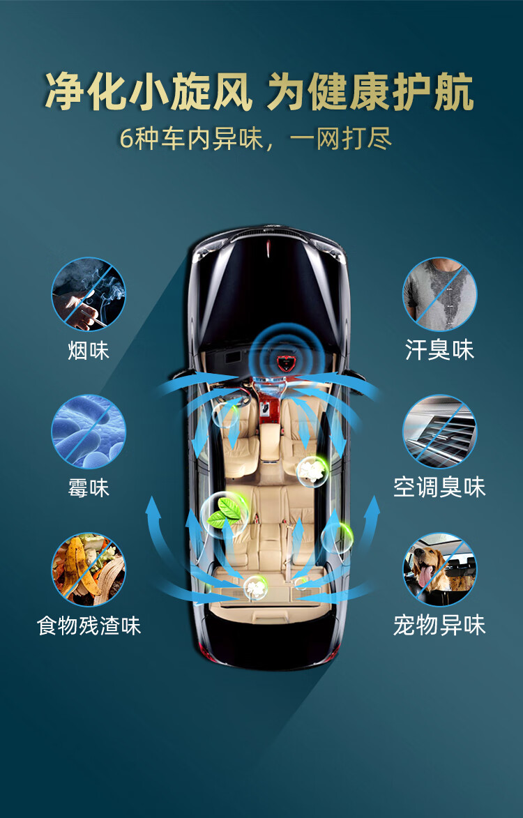 车内除异味汽车除臭车用消毒喷雾专用汽车空气清新剂持久留香4经典