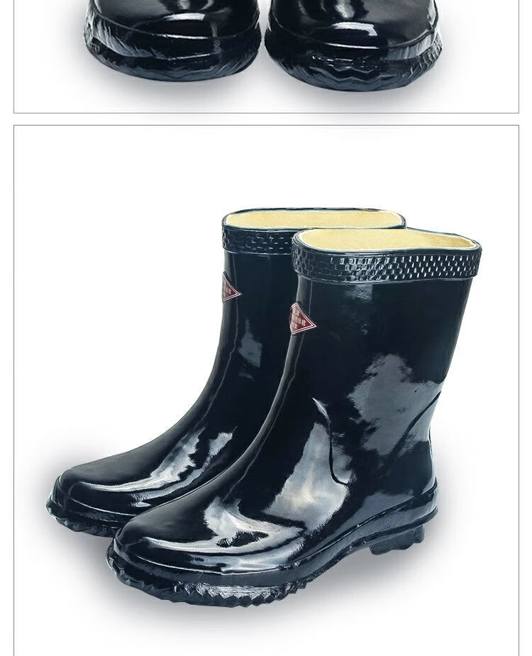 奥柔滋 绝缘鞋电工鞋绝缘靴男20kv高压绝缘雨靴雨鞋10kv天津安全绝缘