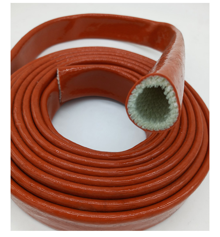 高温隔热套管煤气管防火隔热阻燃保护套搭扣式开口卡扣防火玻纤硅内径