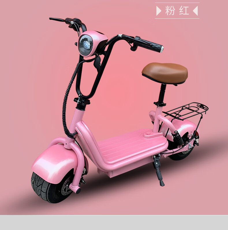 吉喜兔jixitu电动车哈雷女士锂电池小海豚折叠电瓶车小型轻便代步车