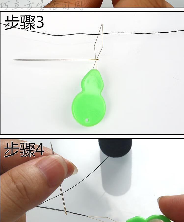 穿针器老人自动穿针引线器家用缝纫机穿线器快速认针器引针器2个葫芦1