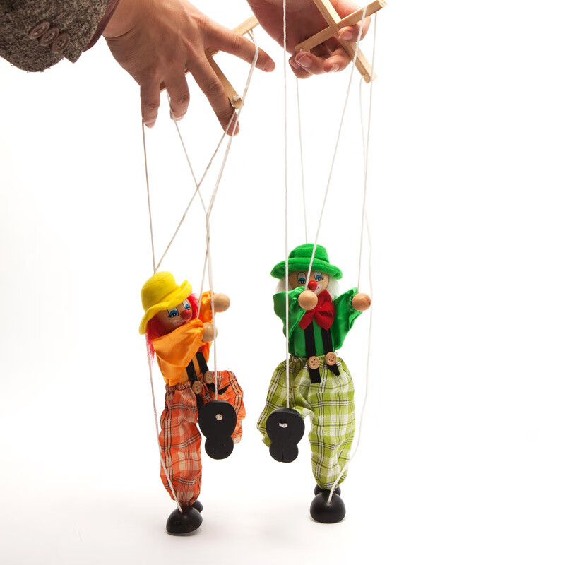 提线木偶拉线傀儡木娃娃手工木偶人娃娃匹诺曹戏剧提线木偶玩具提线