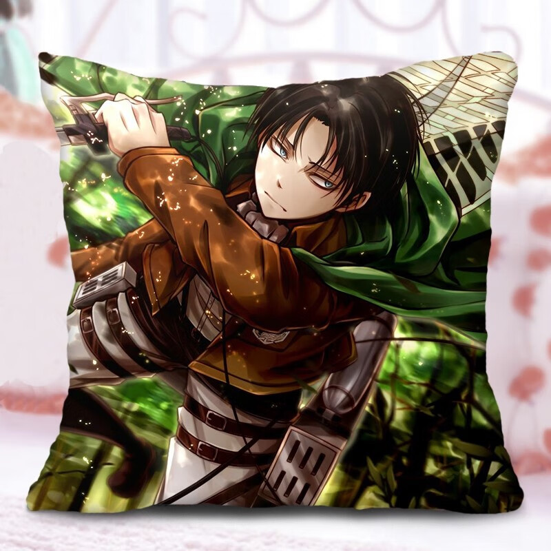 进击的巨人抱枕利威尔兵长周边艾伦动漫二次元靠枕生日礼物定做 05 50