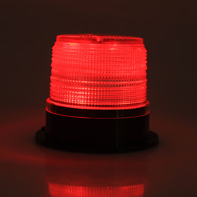 定制警示灯马路220v接电大号接线110220号灯带磁铁接电led灯红色