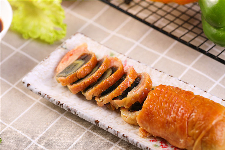 福建鸭皮卷泉州皮蛋卷开袋即食特色冷盘菜下酒菜方便菜酒店皮蛋卷四条