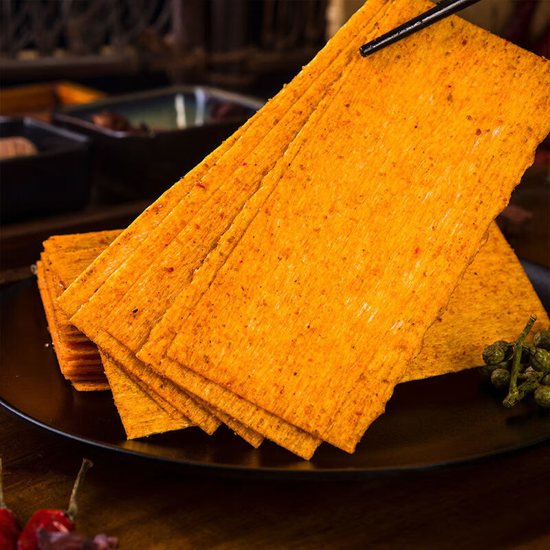 旺青美味海苔麻辣片辣条零食小吃 麻辣条8090儿时回忆辣条- 16g*5包