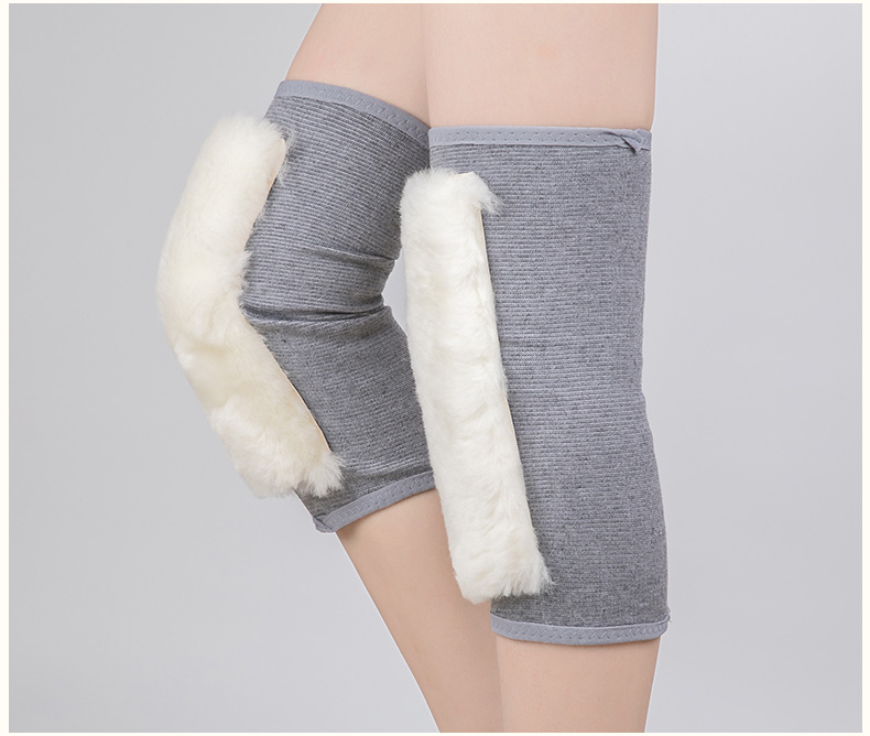 护膝保暖老年人一体保暖护膝老寒腿加厚绒男女老人膝盖防寒秋冬季羊毛