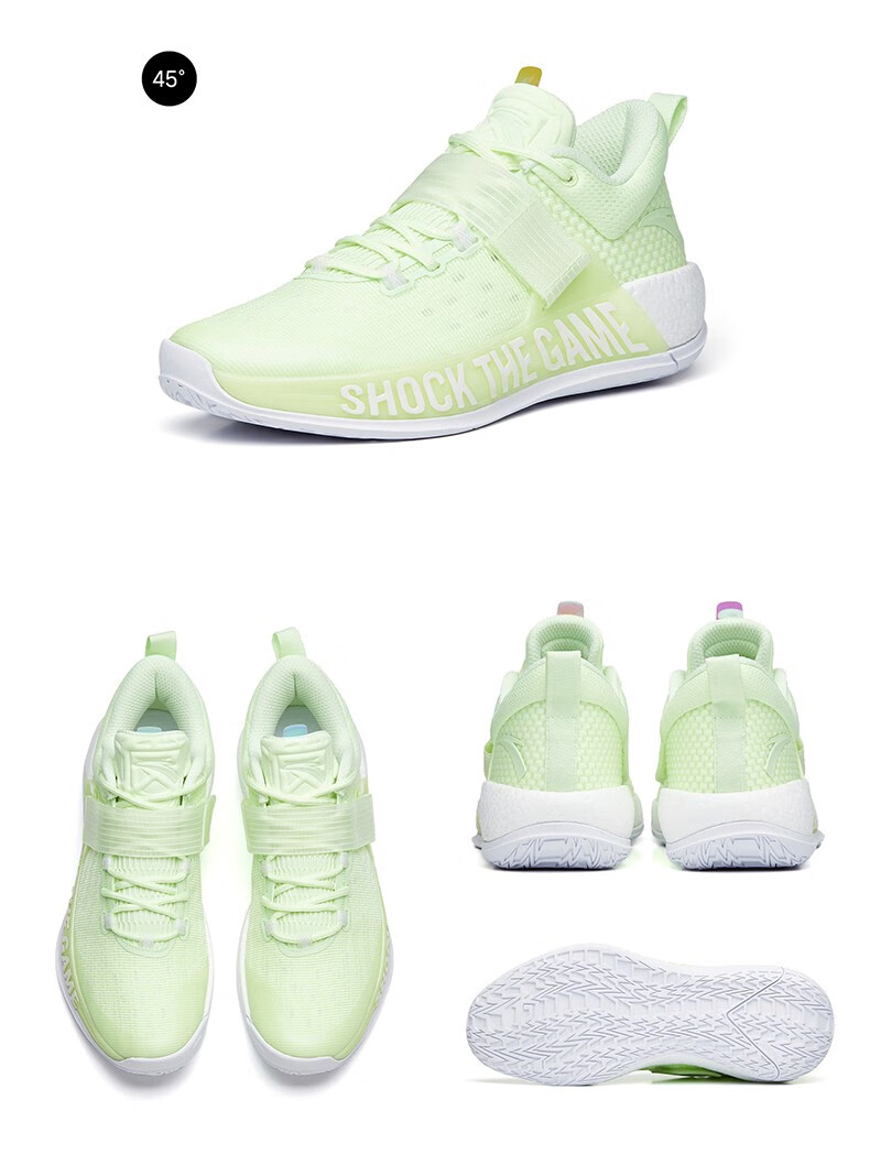 安踏横扫4丨氮科技篮球鞋男新款室内外实战运动鞋男官方旗舰 -3黑