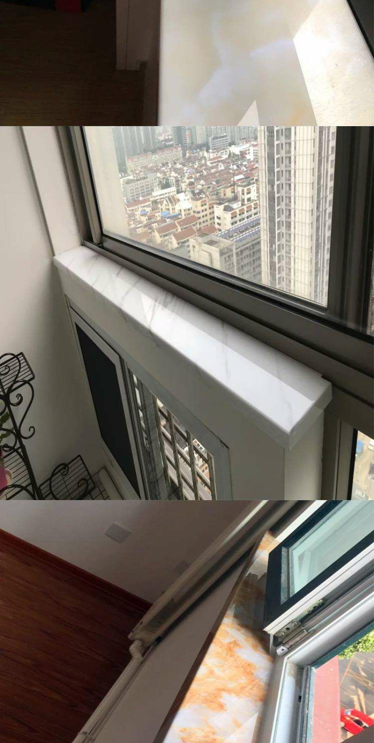 窗台石人造石窗户台面板窗台石 自粘 亚克力窗台板人造石包边家用装饰