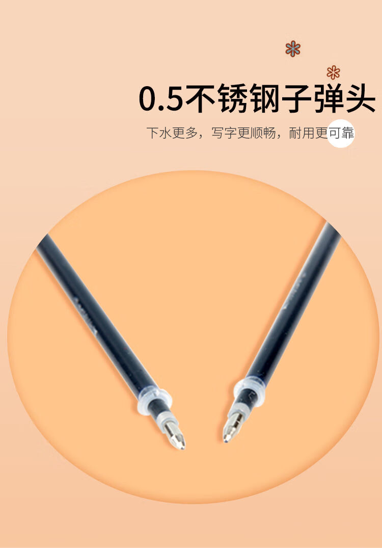消失可褪色字帖专用笔凹字槽笔儿童无痕隐形字迹 50支消失笔芯【图片