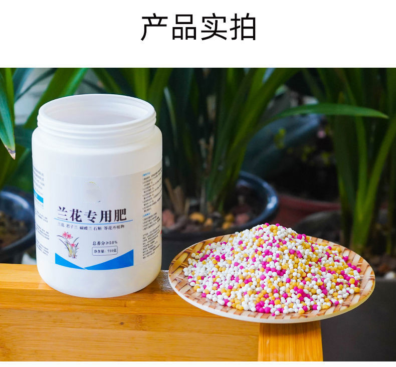 兰花专用肥君子兰肥肥养花肥料蝴蝶兰石斛颗粒缓释开花有机复合肥兰花