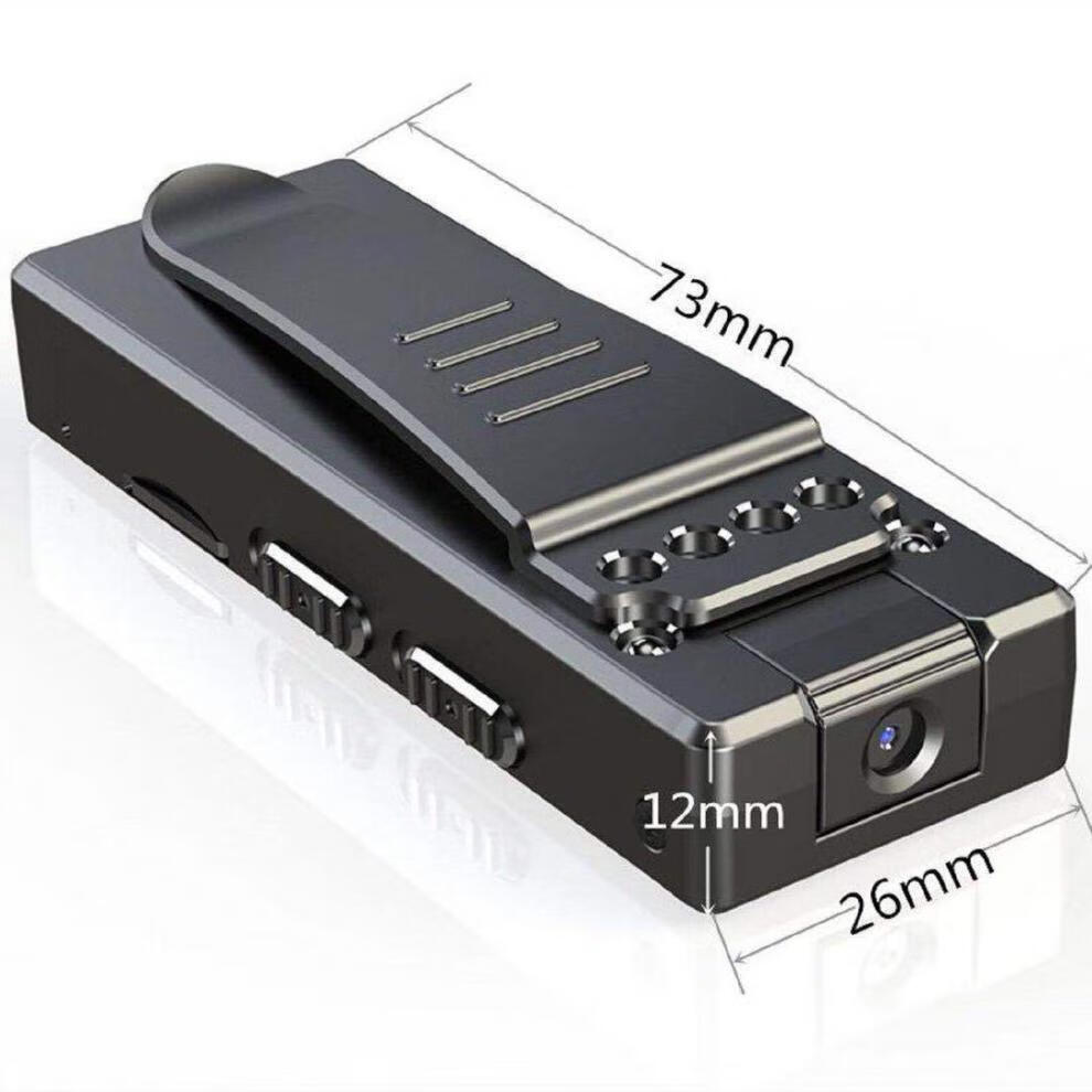 适用于高清录音笔便携式摄像dv随身记录仪家用监控录音摄像 黑色 8g