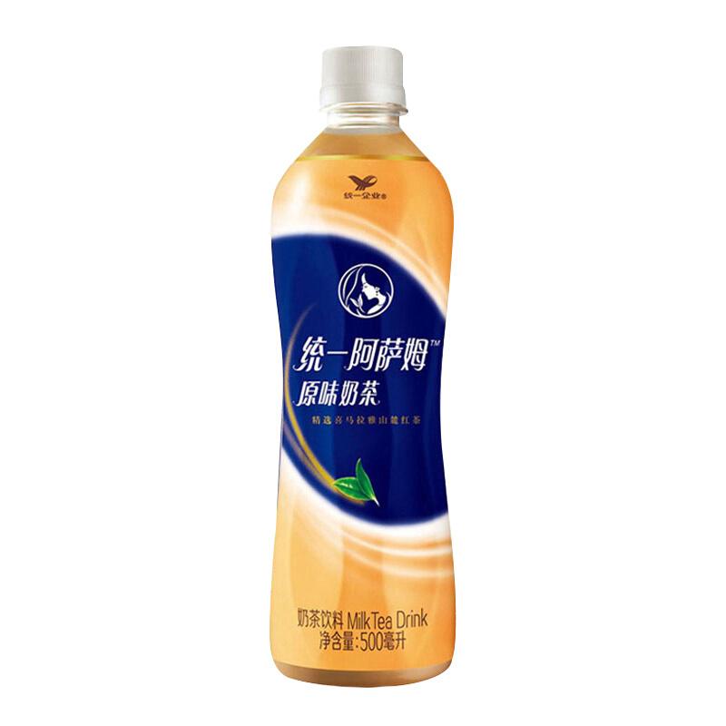 统一阿萨姆原味奶茶500ml*15瓶整箱装夏季原味红茶奶茶饮品饮料
