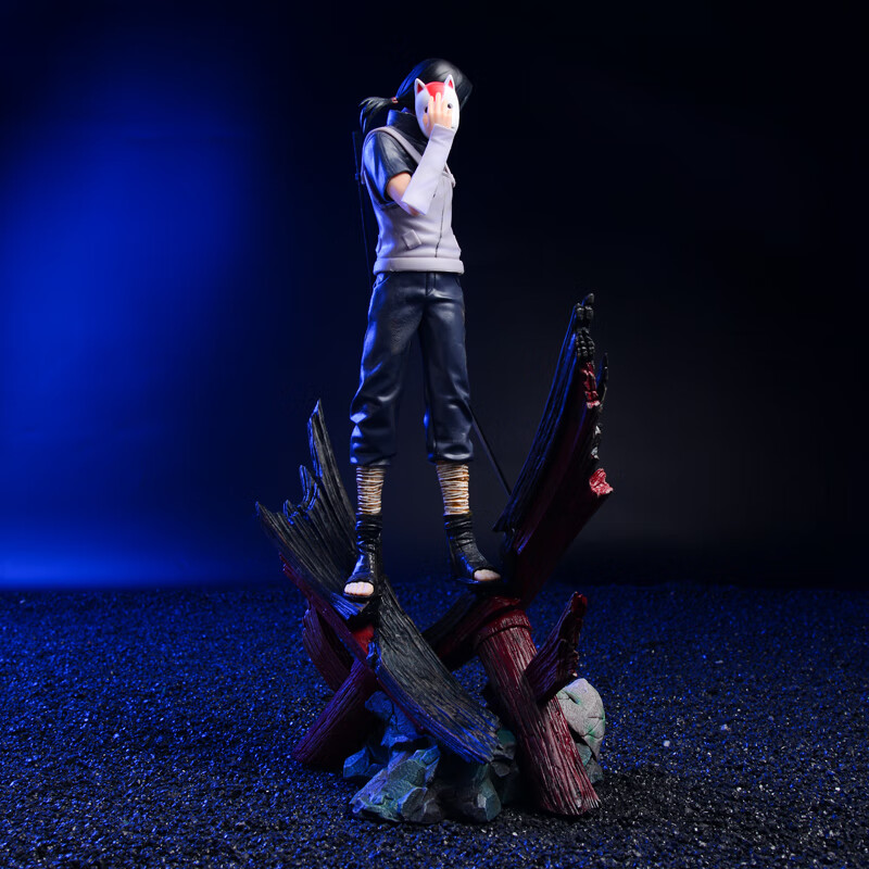 火影忍者gk幕后暗部宇智波鼬晓组织面具超大号模型摆件雕像 面具暗部