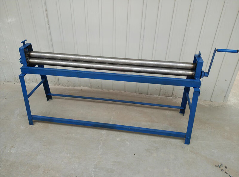 手动卷圆机白铁皮保温压边机小型卷板机铝皮咬口机不锈钢滚圆机 加厚