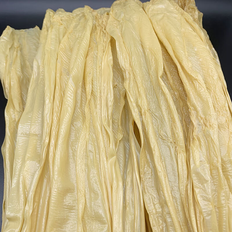 正宗广西桂平腐竹社坡农家散装自制手工原味新鲜干货素肉黄豆制品圆枝