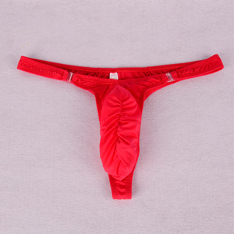 保密发货保密发货性感男士情趣内裤男丁字裤内衣全透明t裤激情免脱