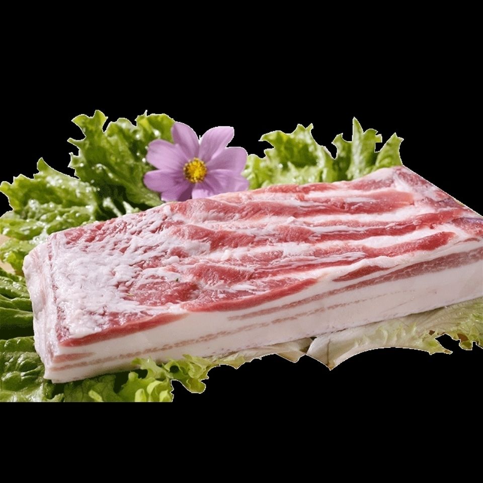 散养土猪五花肉前腿肉后腿新鲜国产猪肉批发51斤精品带皮五花肉四斤装