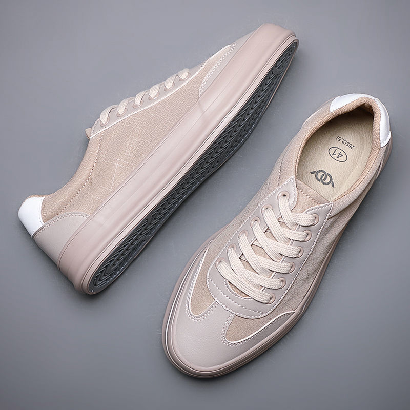 鳄鱼恤2022新款夏季帆布鞋男鞋春秋潮鞋透气板鞋男士休闲鞋子男潮流