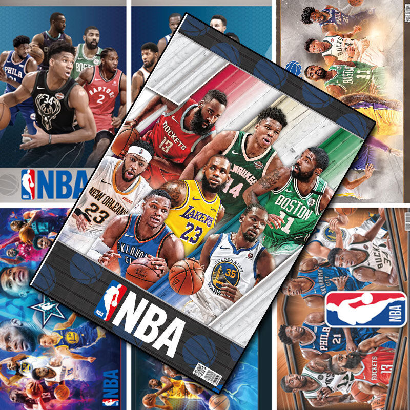 nba全篮球卡贴海报明信片学生饭卡公交卡贴科比库里哈登欧文nba全