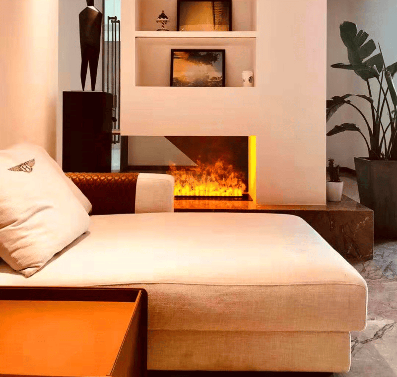 赢夫人 定制仿真欧美式假壁炉装饰柜电子嵌入式壁炉电视背景墙取暖器